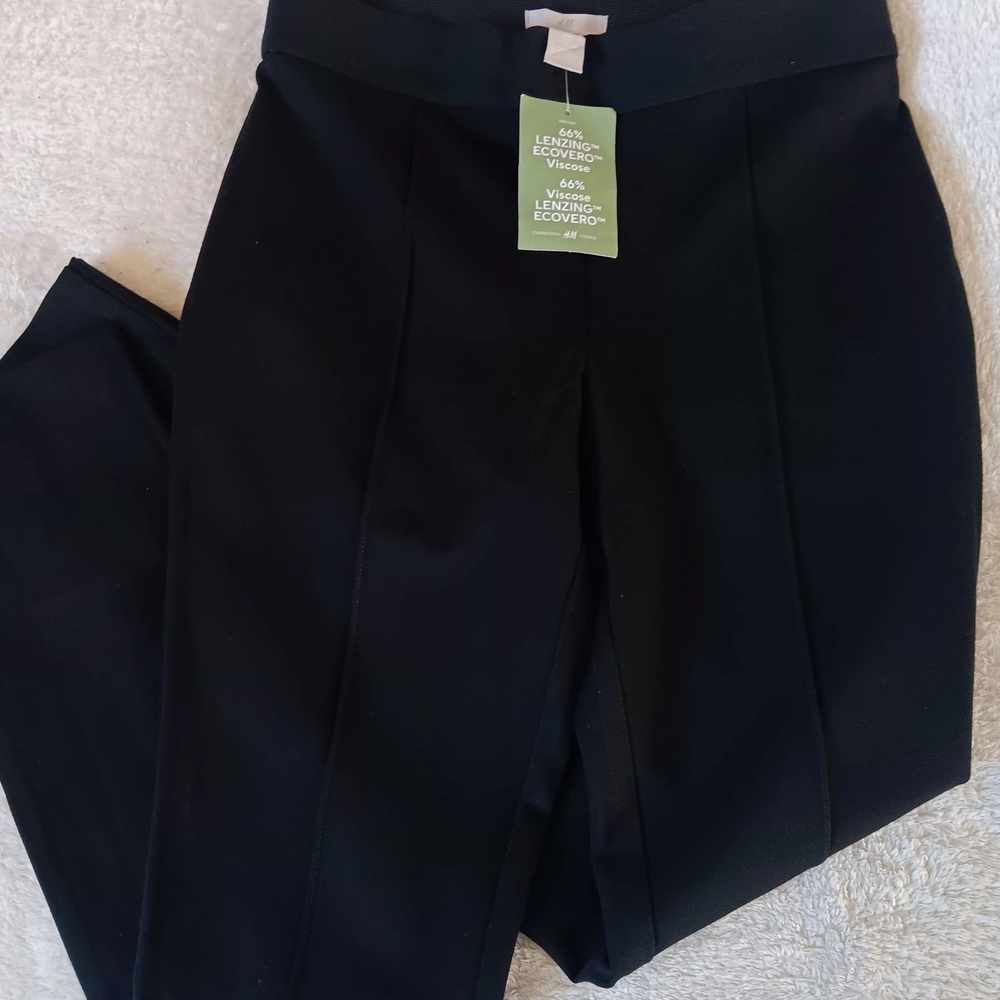 H&M Black Straight Leg Pants